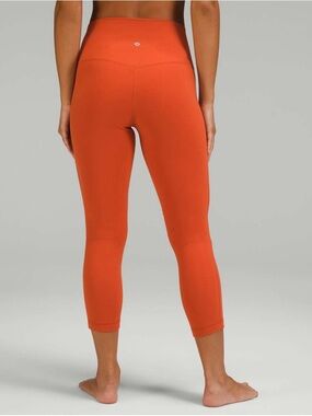Lululemon Align High-Rise Crop 23" Leggings Canyon Orange Size 8